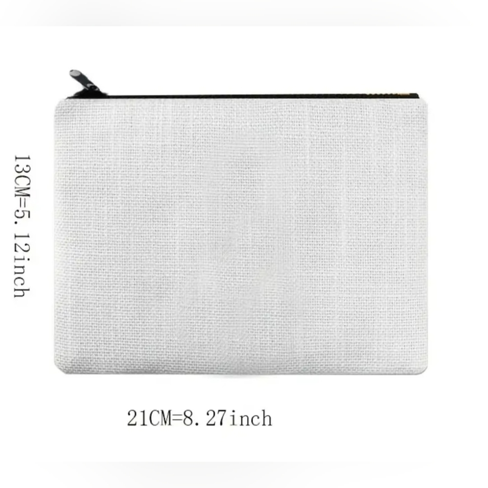 Funny Quote Carry-All Pouch Zipper Bag Storage,Cosmetic, Canvas, Pencil - Picture 3 of 3